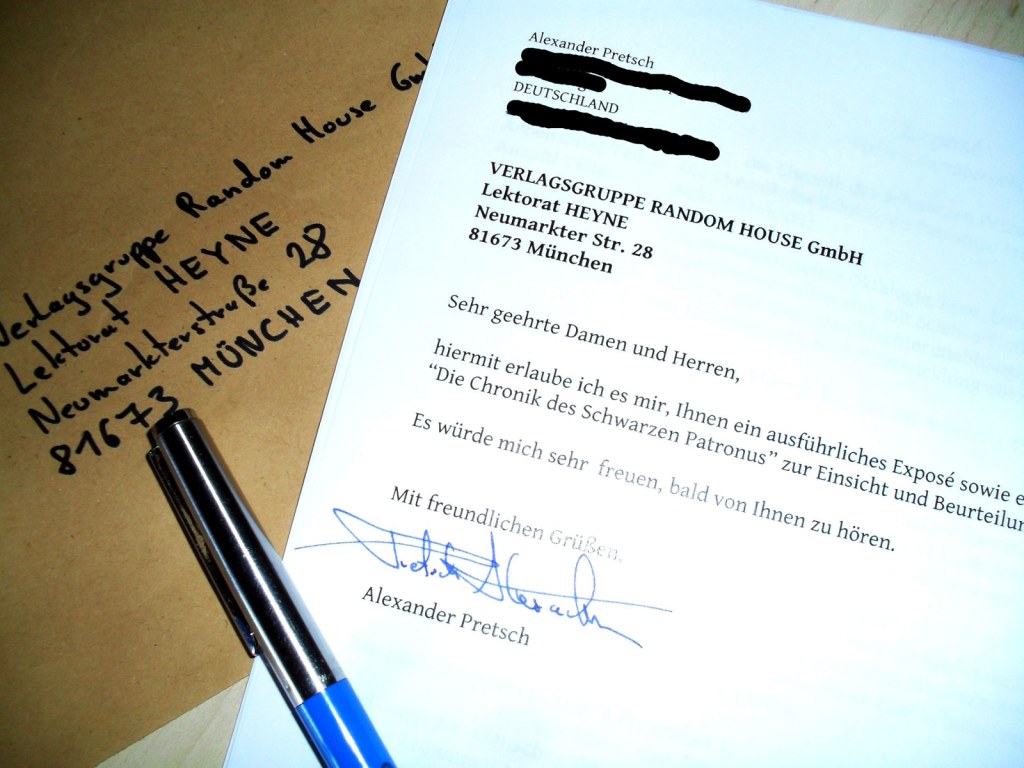 Ein neues Exposee für den Heyne-Verlag, März 2012